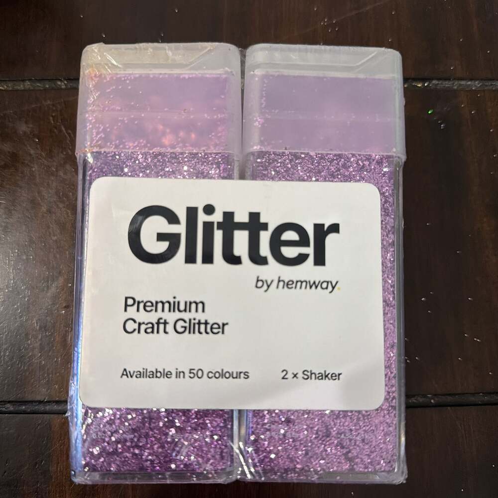 Hemway Premium Craft Glitter Shaker - Lavender Purple (Chunky)